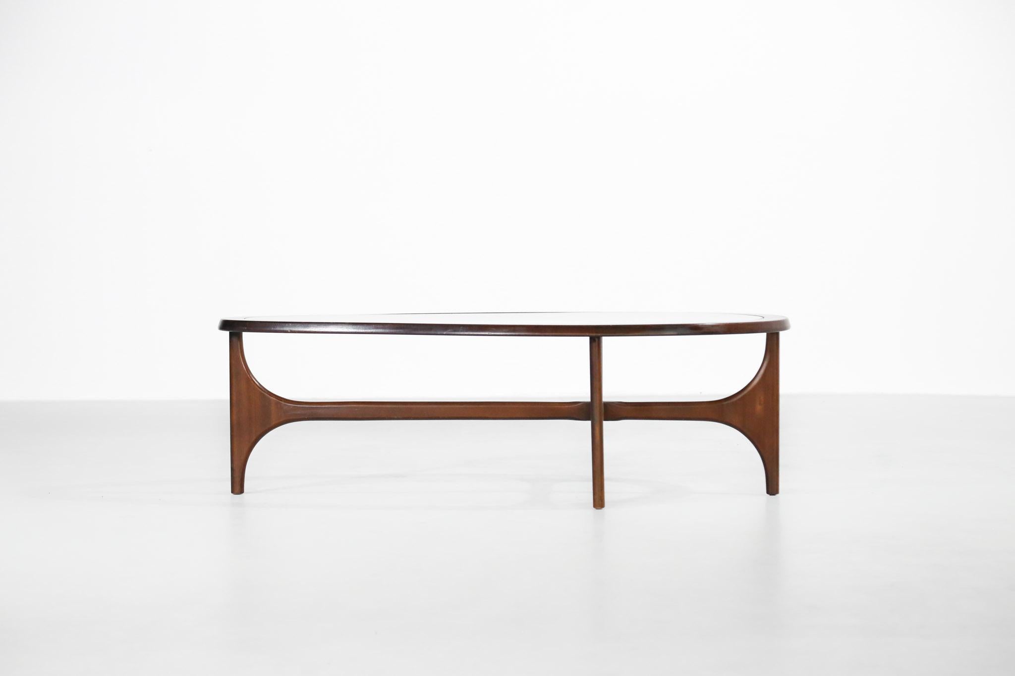 Mid-Century Modern Design Coffee Table Stateroom by Stonehill, 1960s