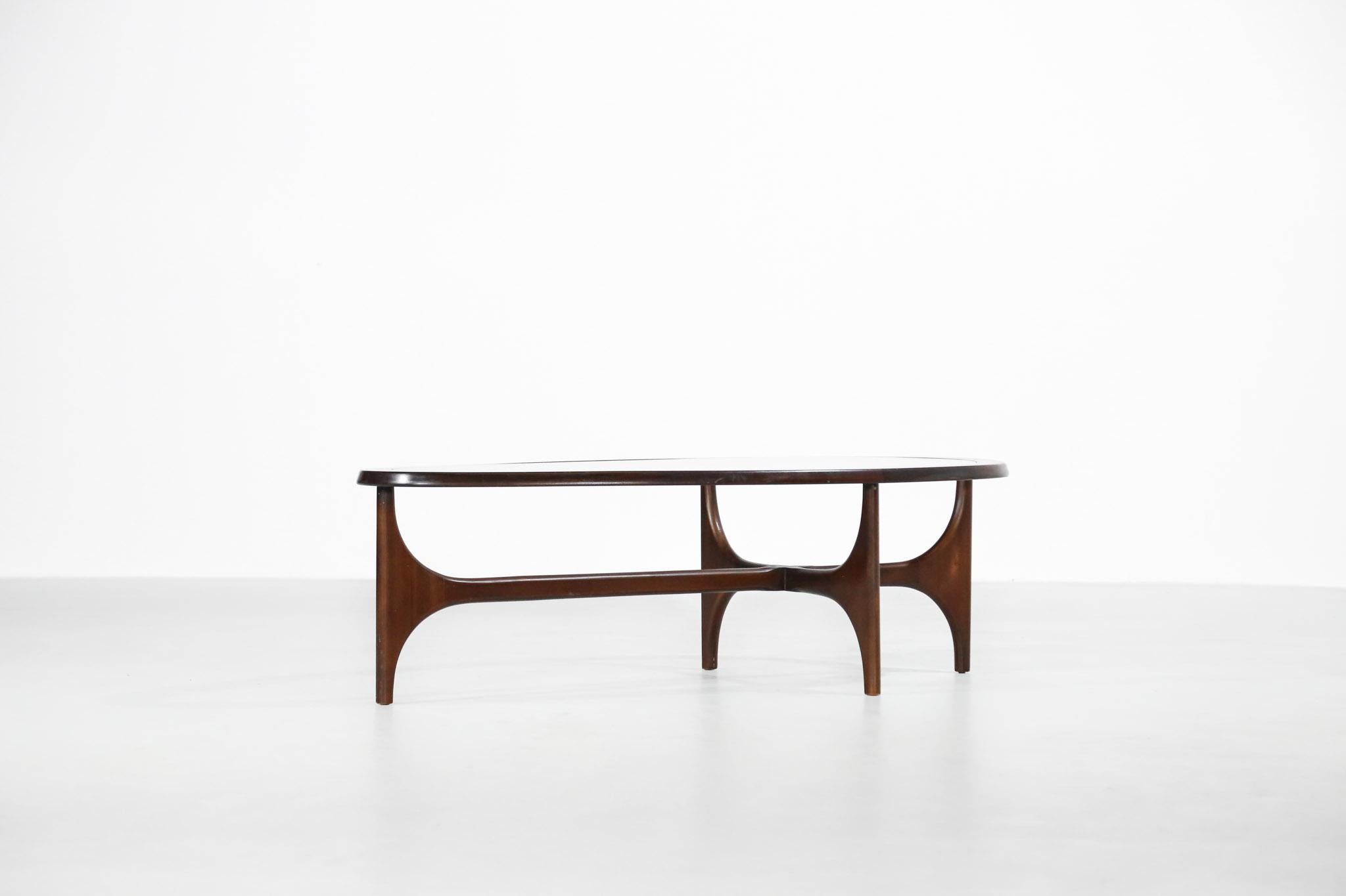 English Design Coffee Table Stateroom by Stonehill, 1960s