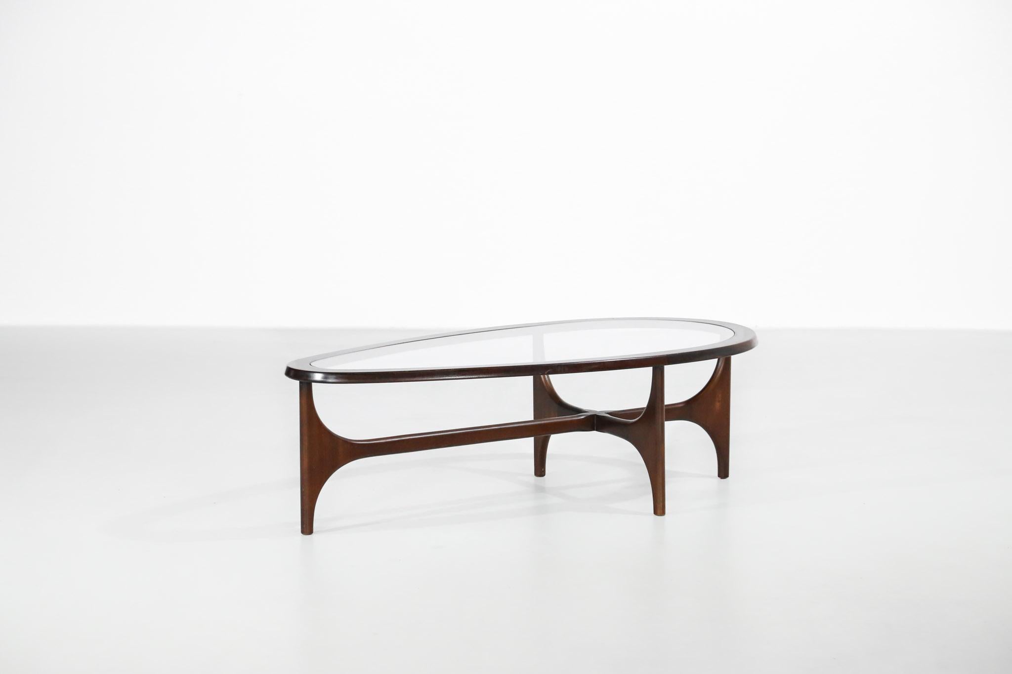 Design Coffee Table Stateroom by Stonehill, 1960s In Good Condition In Lyon, FR