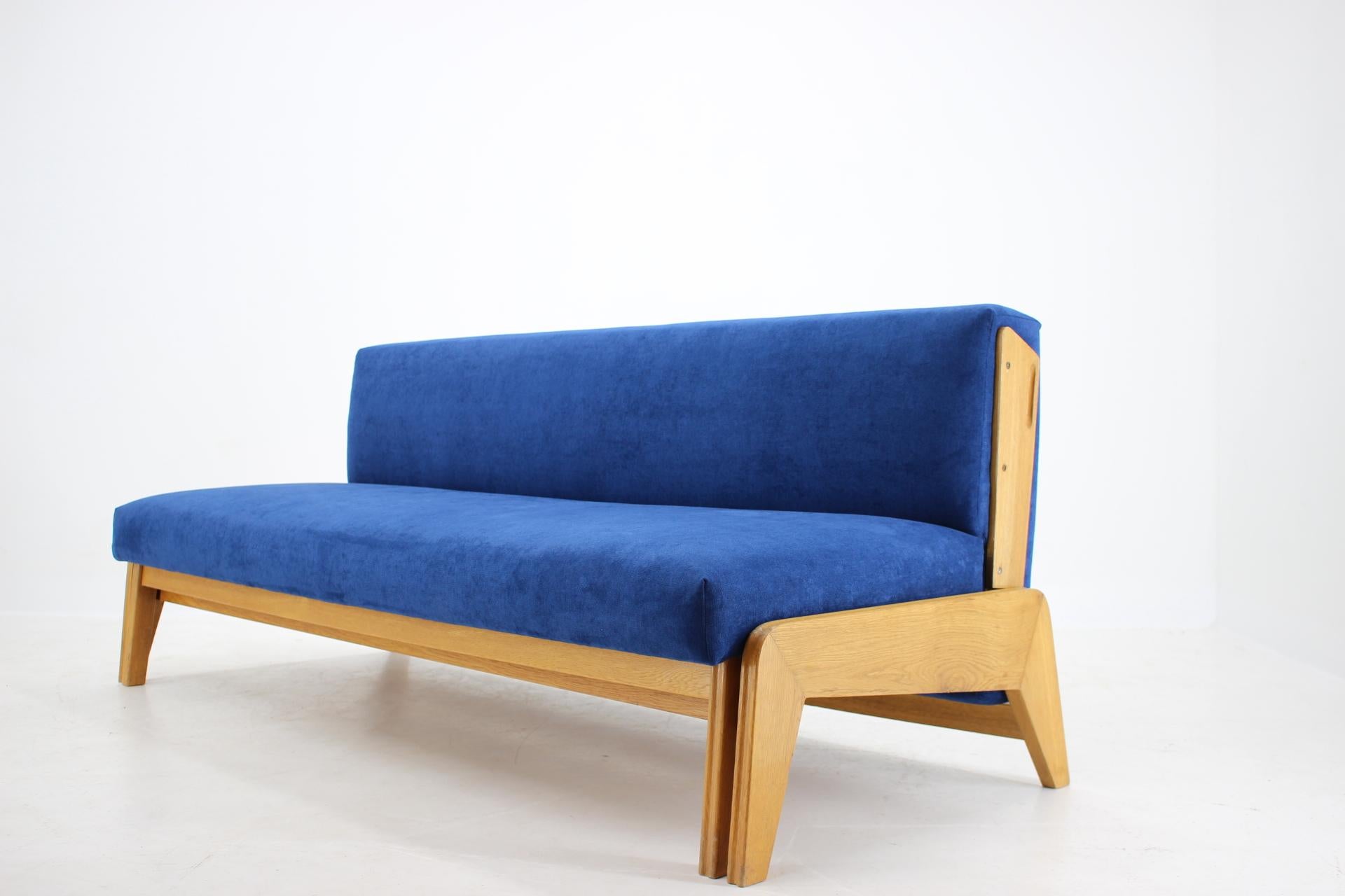 Design Convertible 3-Seat Sofa, Czechoslovakia 1