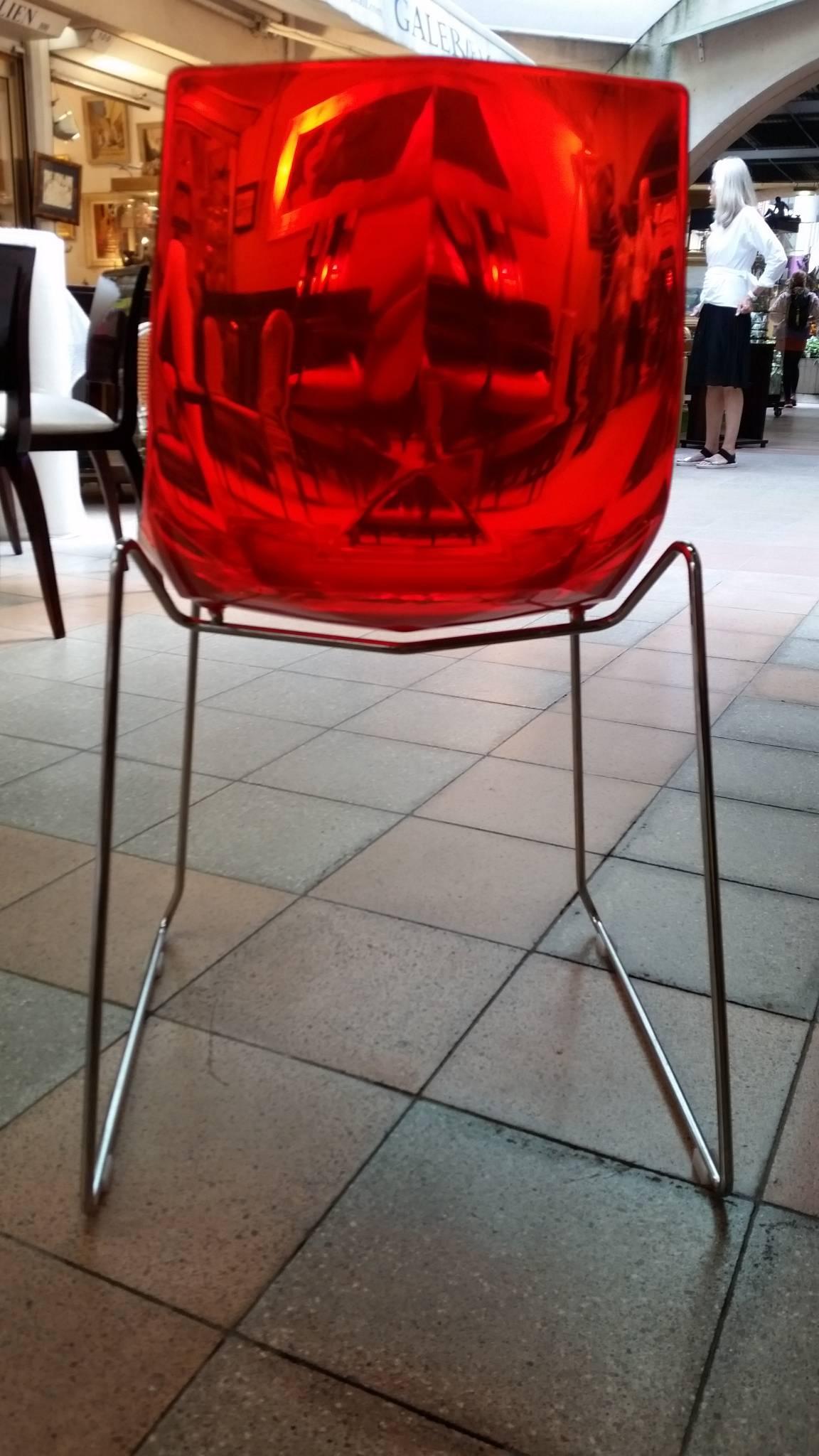 Design Dal Segno Furnishing:: Paire de chaises rouges 2