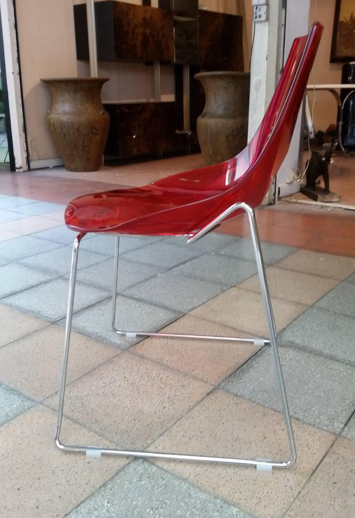 Design Dal Segno Furnishing:: Paire de chaises rouges 3