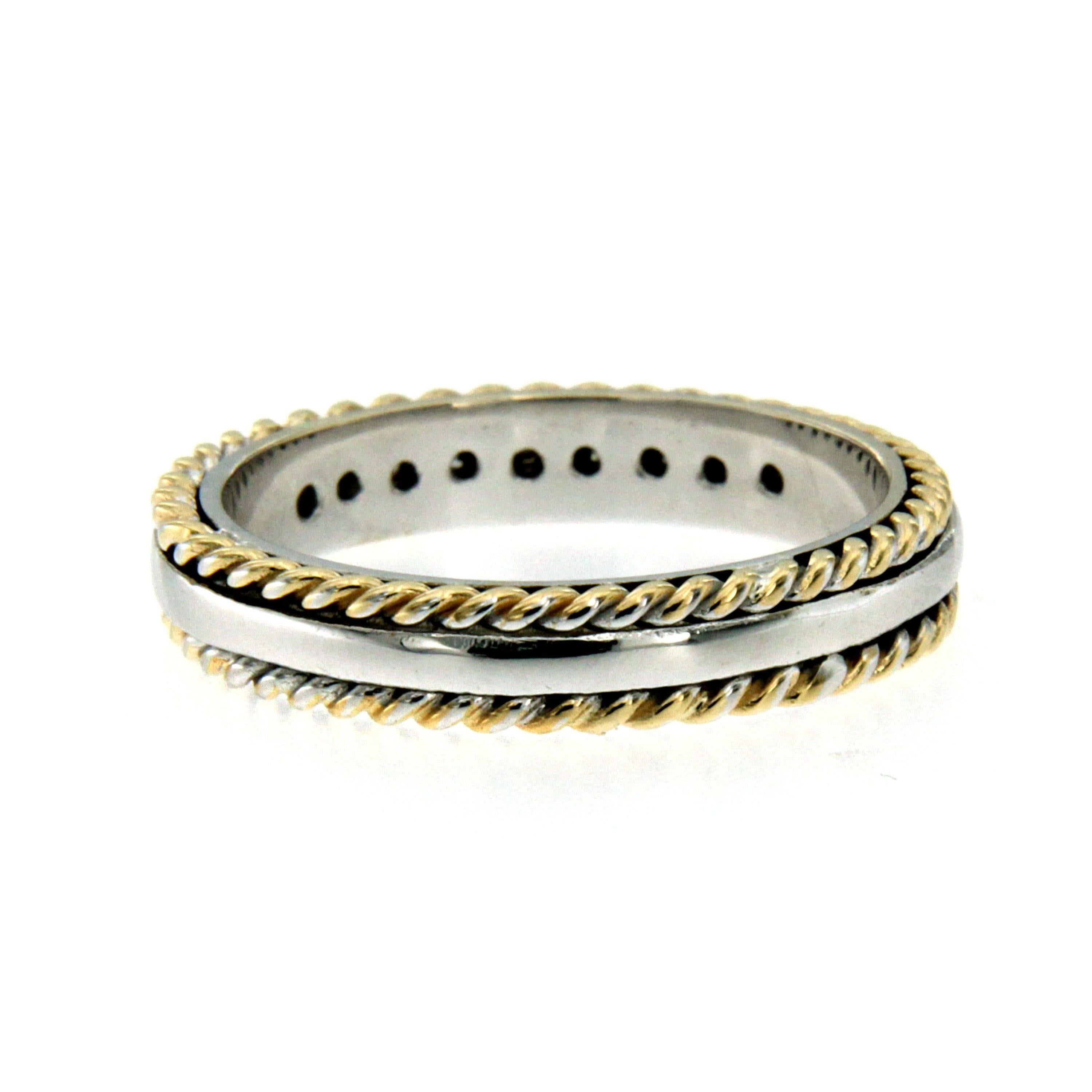 Design Diamond Wedding Band Ring In New Condition For Sale In Napoli, NA