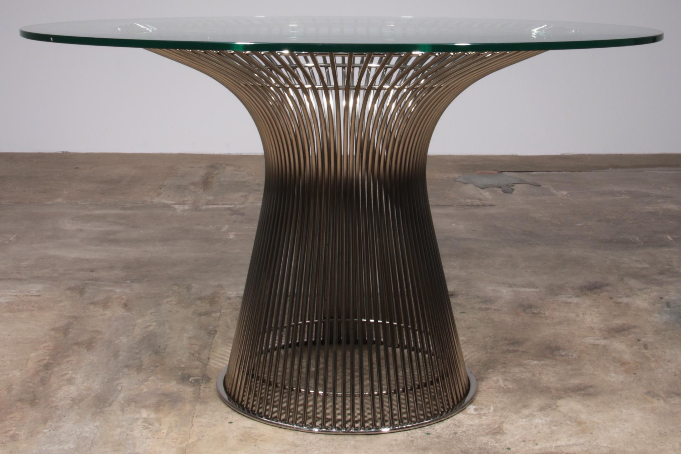 German Design Dining Table designed by Warren Platner for Knoll 1960 For Sale
