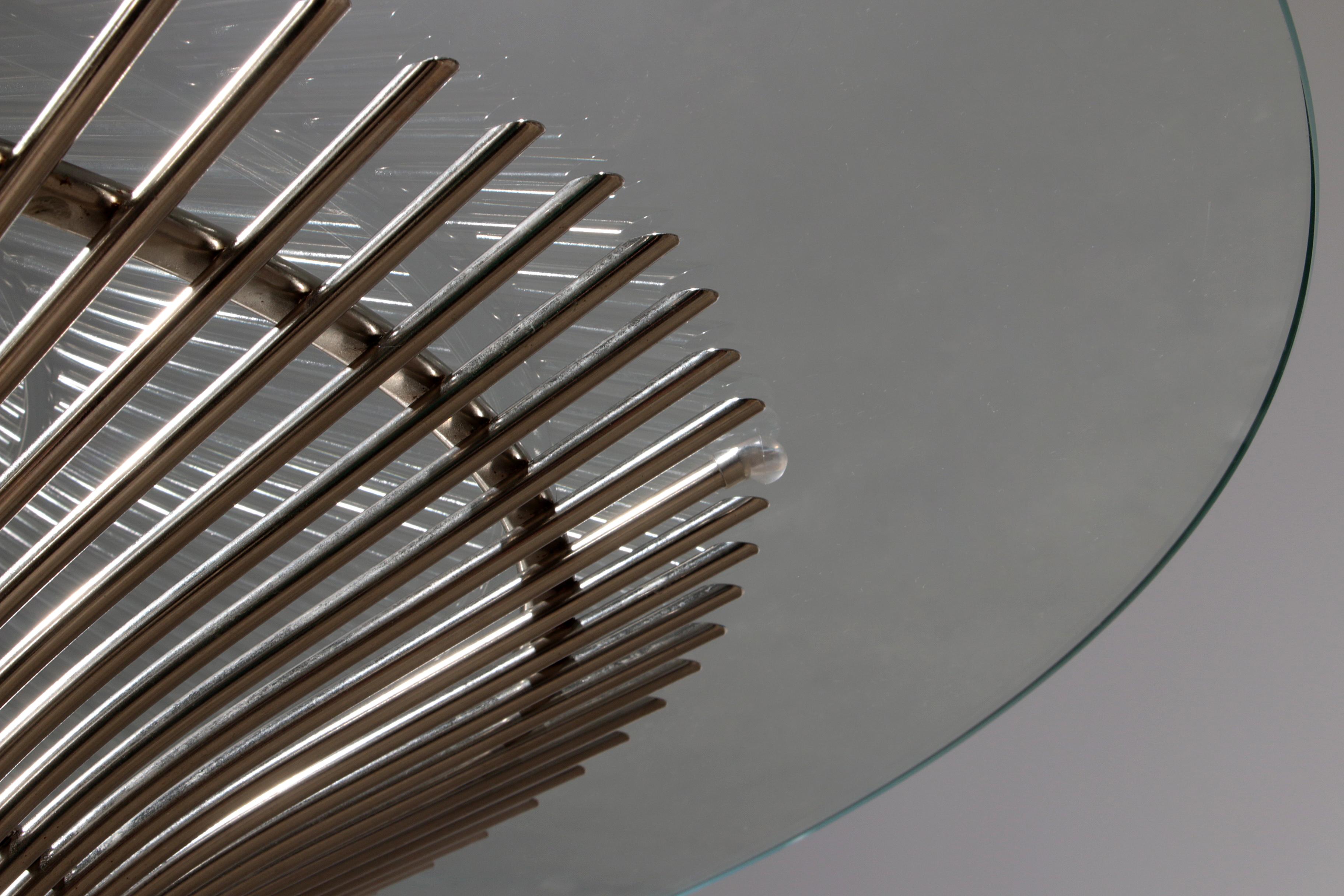 Glass Design Dining Table designed by Warren Platner for Knoll 1960 For Sale