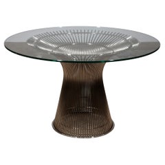 Table de salle à manger design conçue par Warren Platner pour Knoll 1960