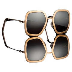 Design Fashion Sunglasses in 18 Karat Rose Gold