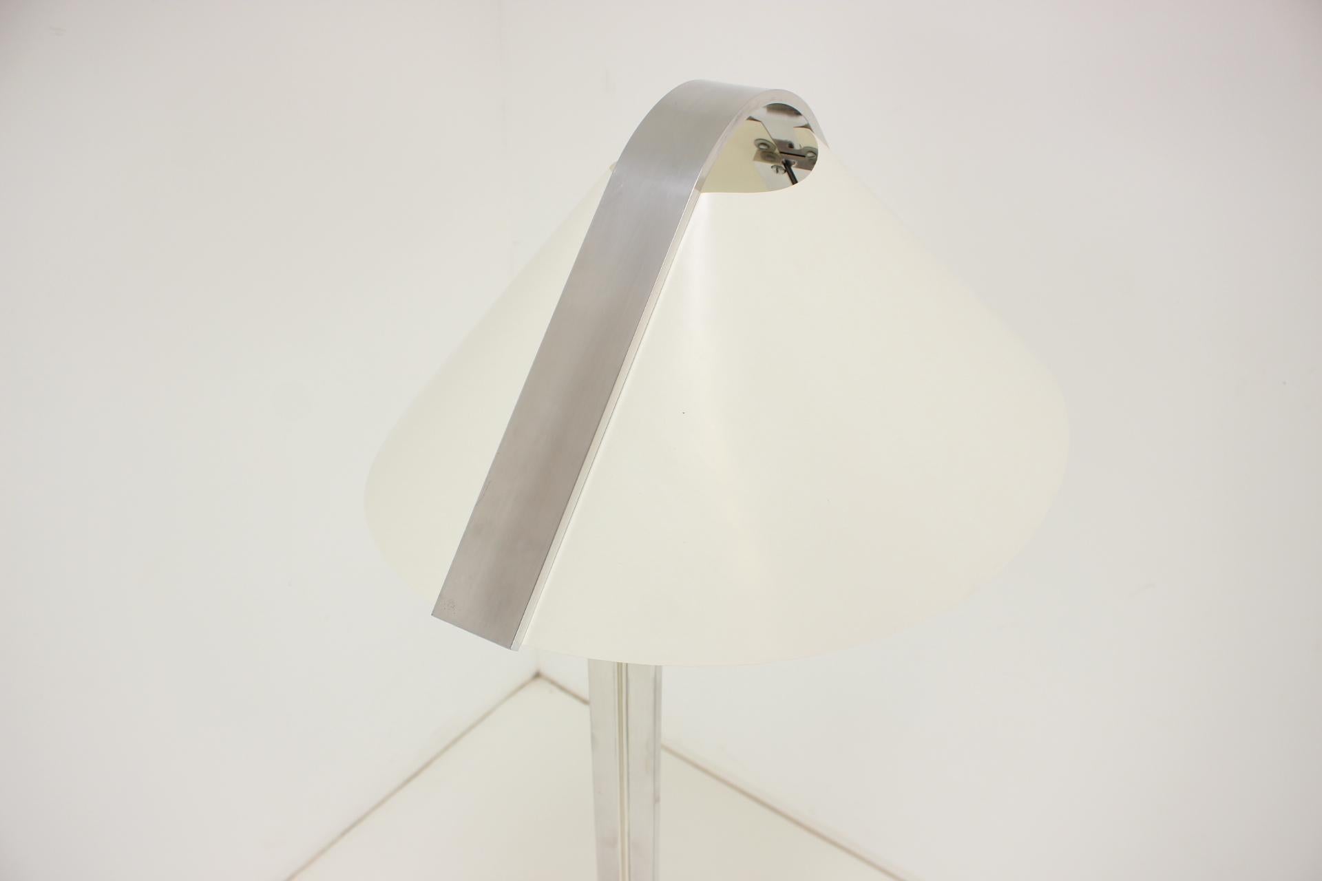 Chrome Design Floor Lamp Italy, 1970s For Sale