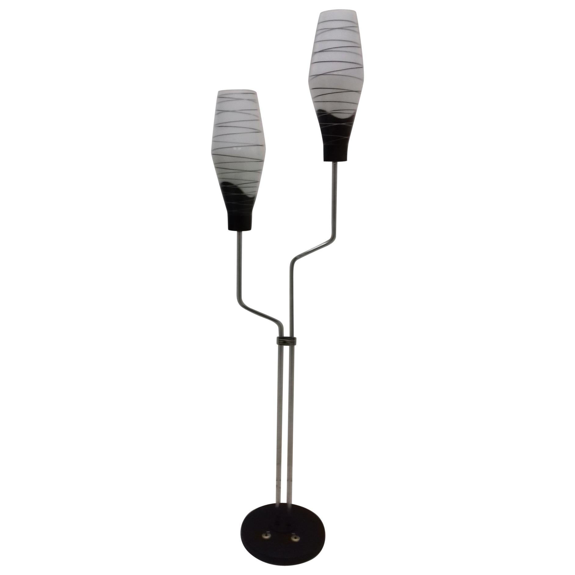 Design Floor Lamp/ Lidokov Boskovice, Czechoslovakia