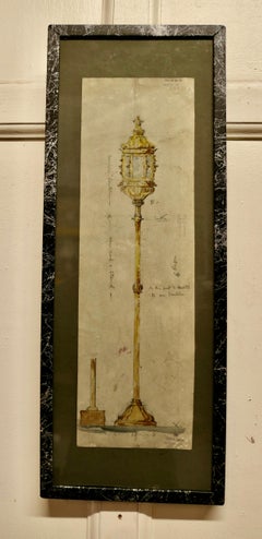 Design for a Street Lantern, Illustration for the Tayler Smith Electric Company