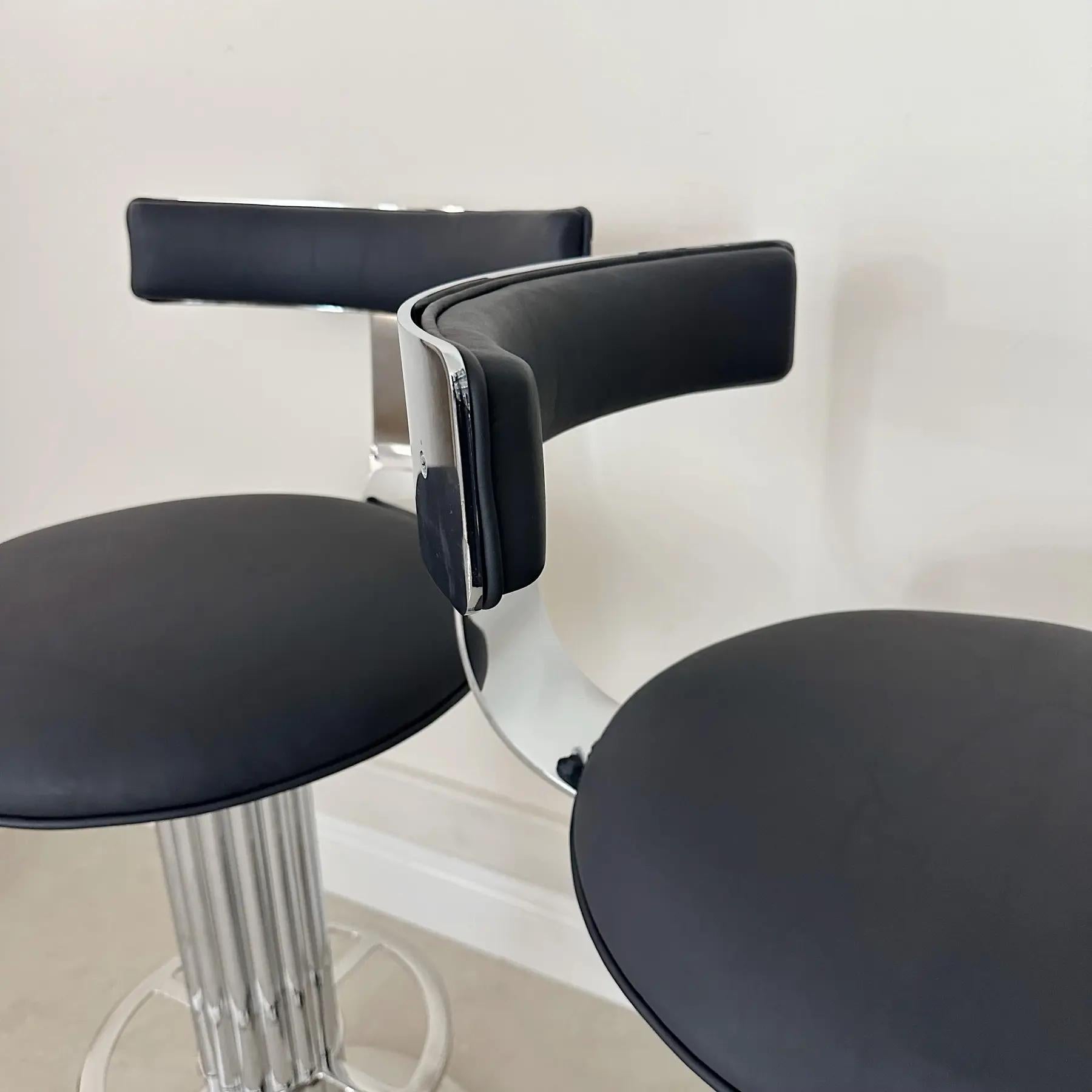 Mid-Century Modern Design for Leisure Bar Stools, 1980s For Sale