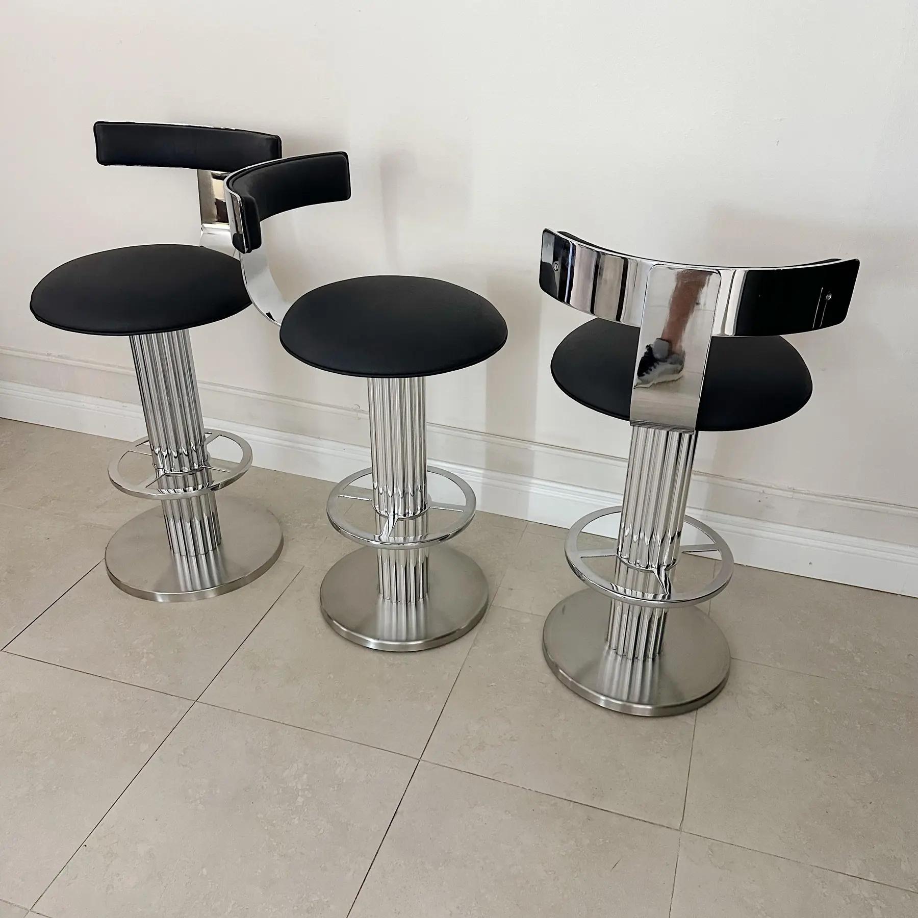Late 20th Century Design for Leisure Bar Stools, 1980s For Sale