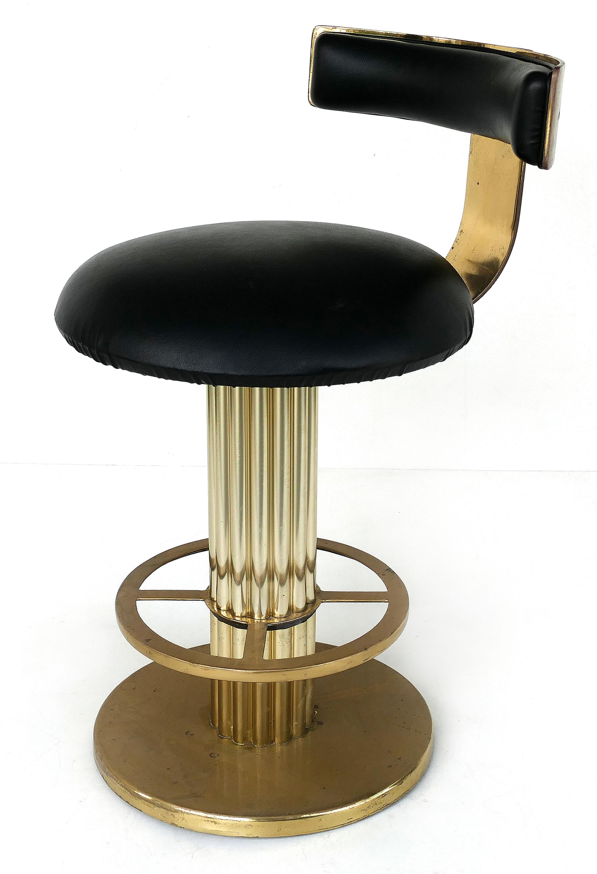 brass bar stools