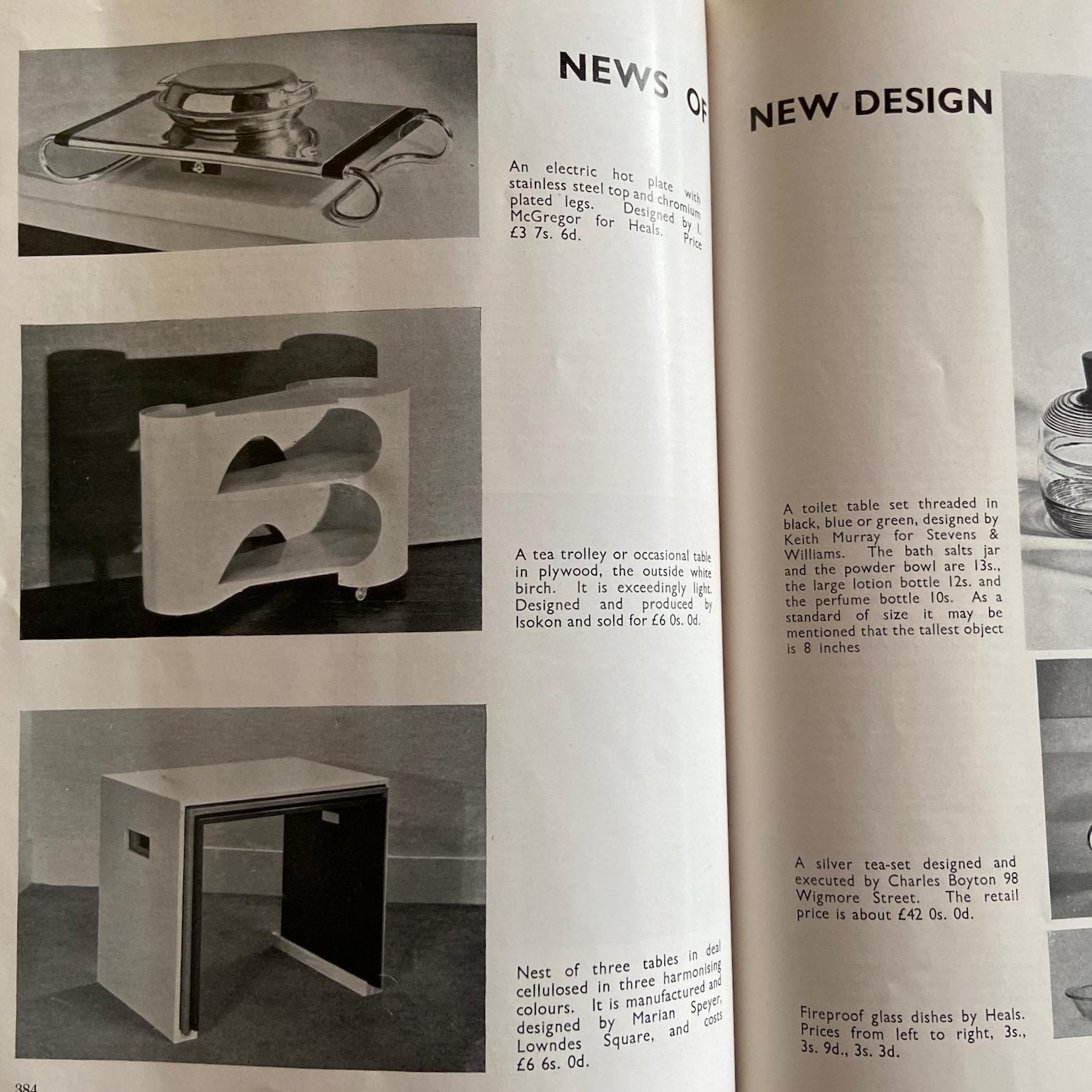 Style international Design-For-Today, rare magazine moderniste, ensemble relié complet, 1933 à 1935, Royaume-Uni en vente
