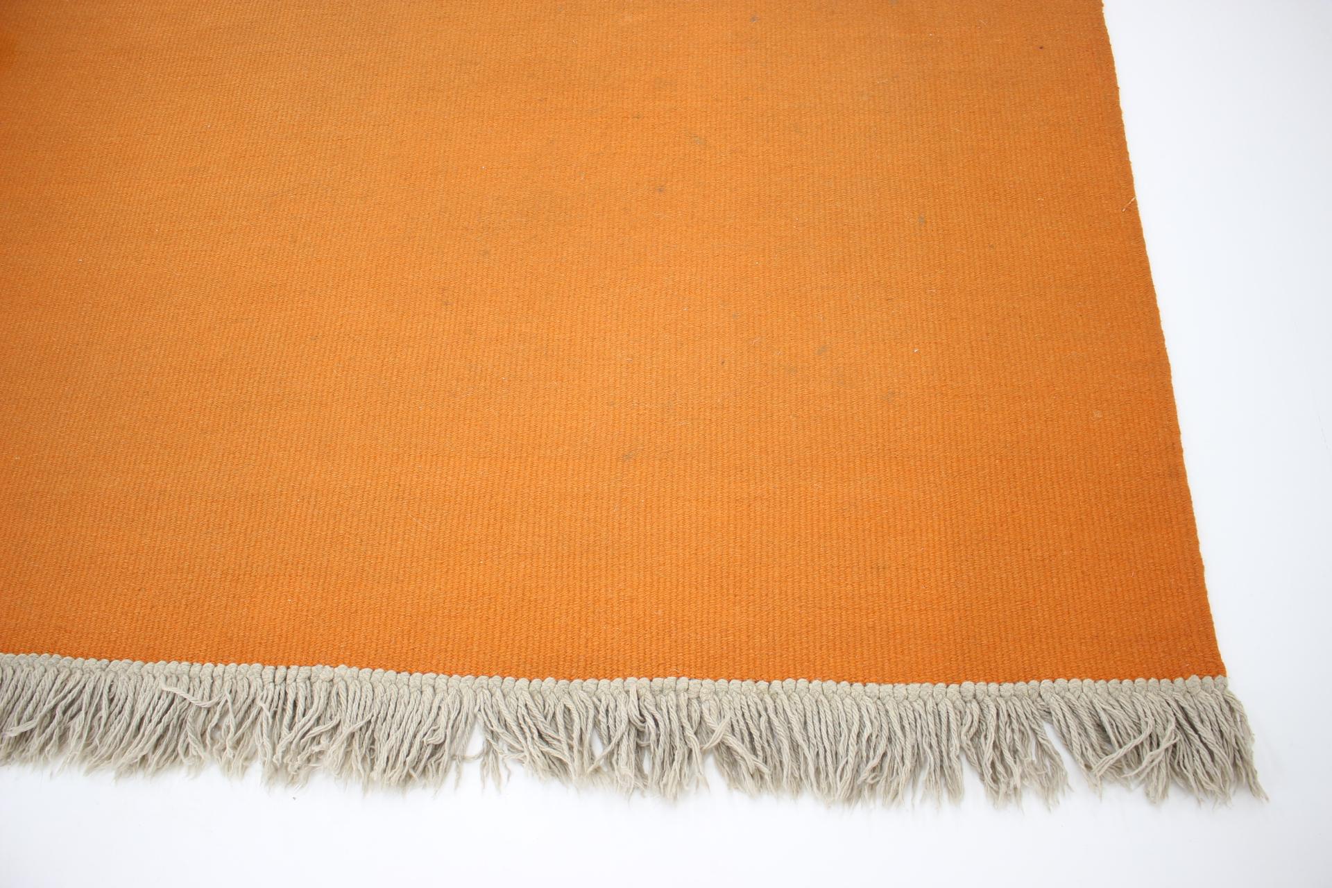 Design Geometric Kilim Carpet / Rug in Style of Antonín Kybal, 1950s In Good Condition For Sale In Praha, CZ
