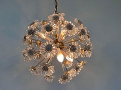 Design glass Emil Stejnar Style Sputnik / Dandelion Chandelier, 1970s