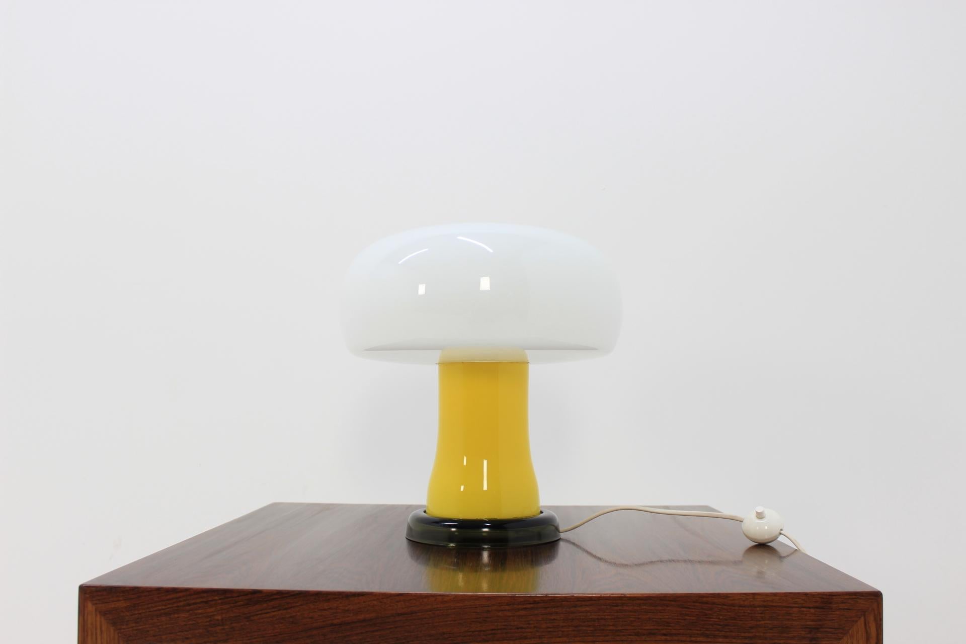 Mid-Century Modern Design Glass Table Lamp