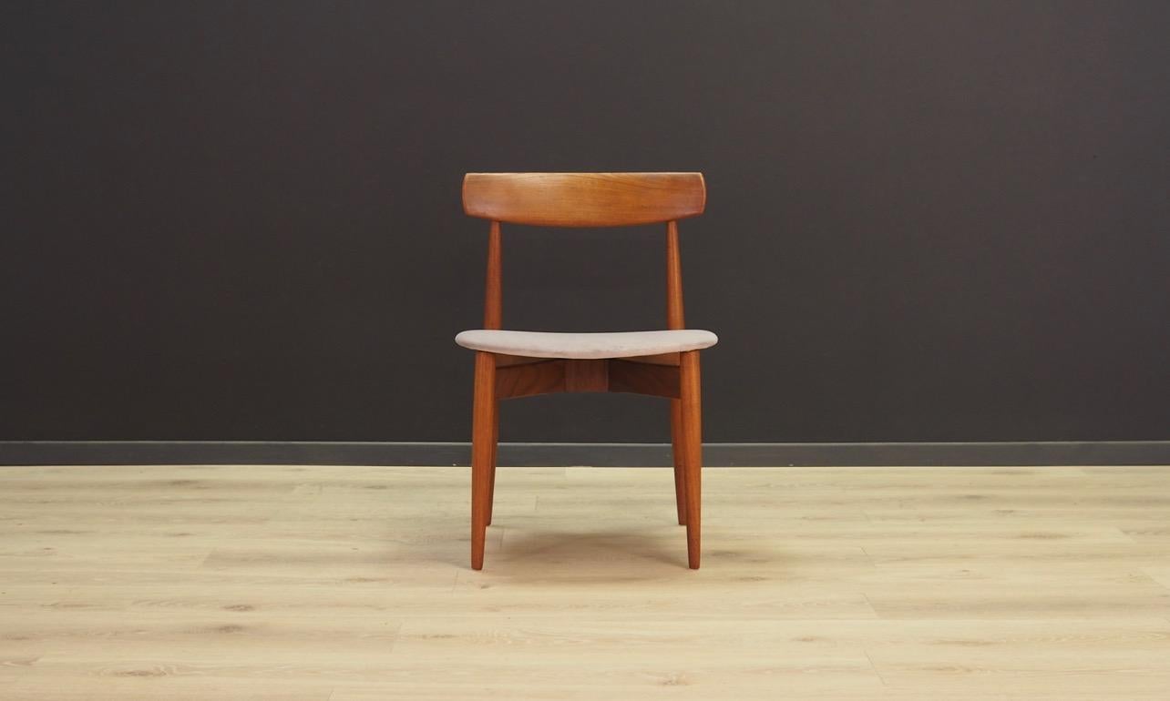 Mid-Century Modern Design H.W.Klein Gray Chairs Danish Vintage, 1960s For Sale