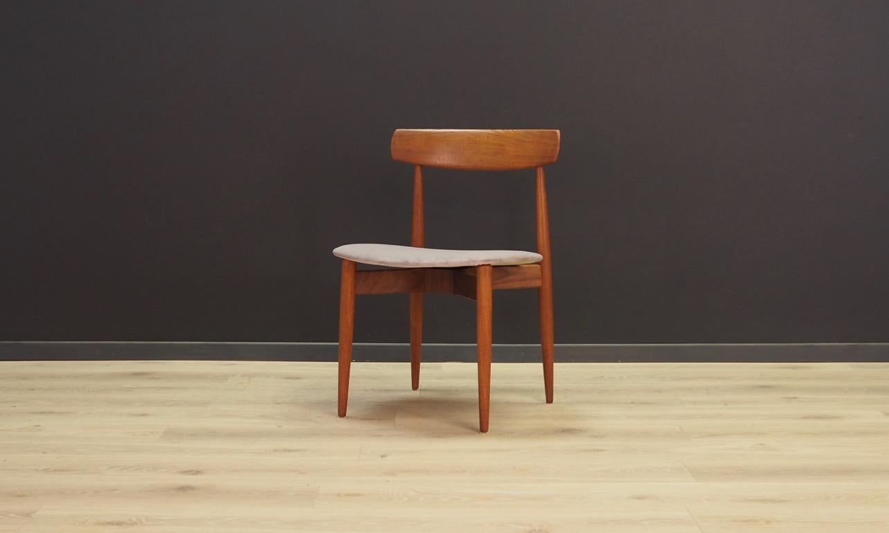 Woodwork Design H.W.Klein Gray Chairs Danish Vintage, 1960s For Sale