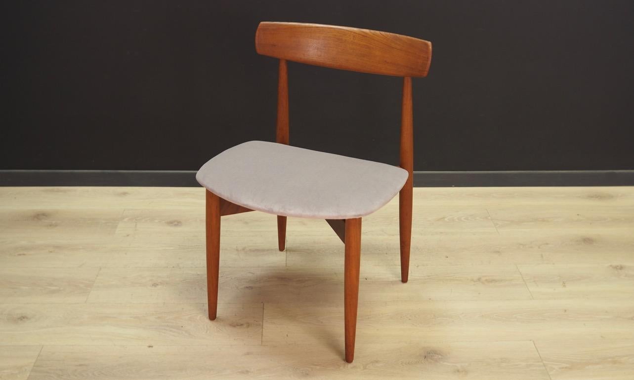 Design H.W.Klein Gray Chairs Danish Vintage, 1960s In Good Condition For Sale In Szczecin, Zachodniopomorskie