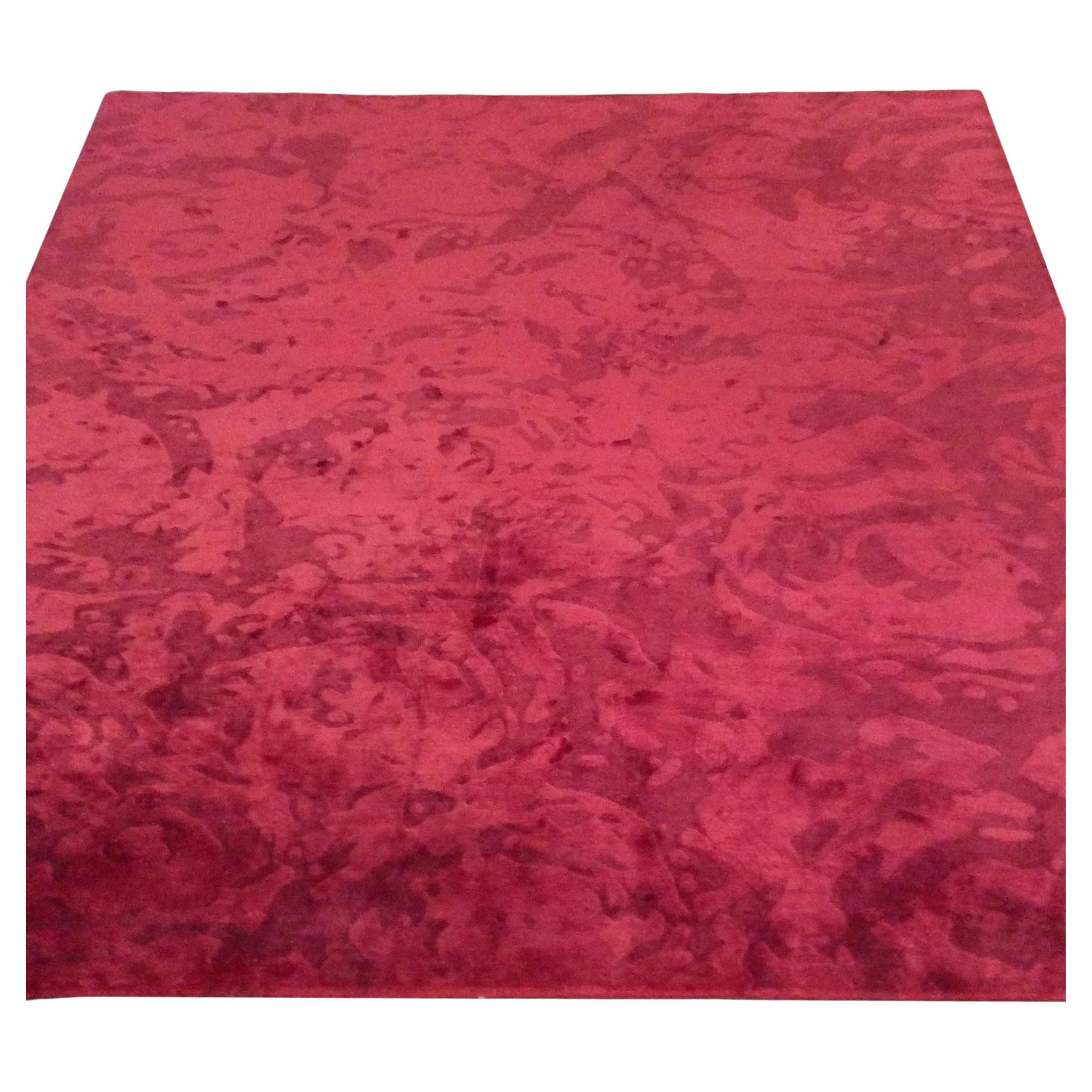 Design ID 227 Nepal Teppich Rose im Angebot