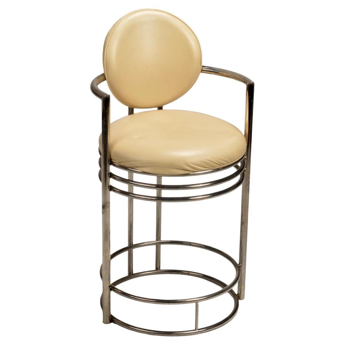 Design Institute America Deco Revival Bar Stool With Arms