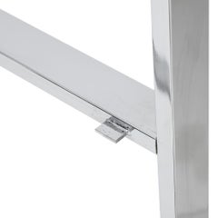 Design Institute America Etageres, Chrome, Steel, Glass