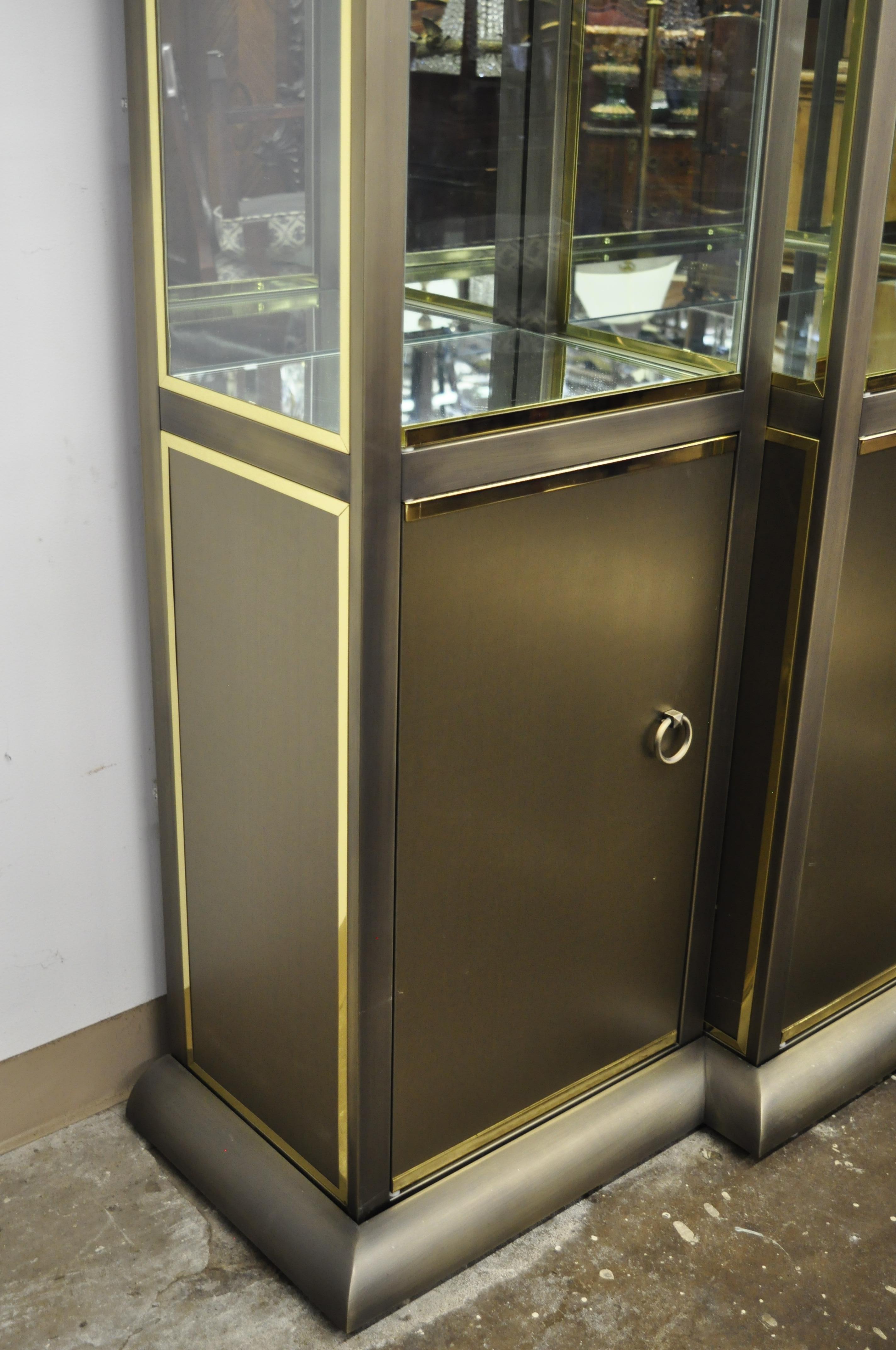 bronze display cabinet