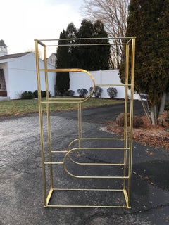 Design Institute of America Brass Etagere