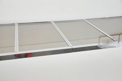 Design Institute of America Glass and Chrome Dining Table