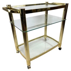 Design Institute of America mid-century vintage bar trolley