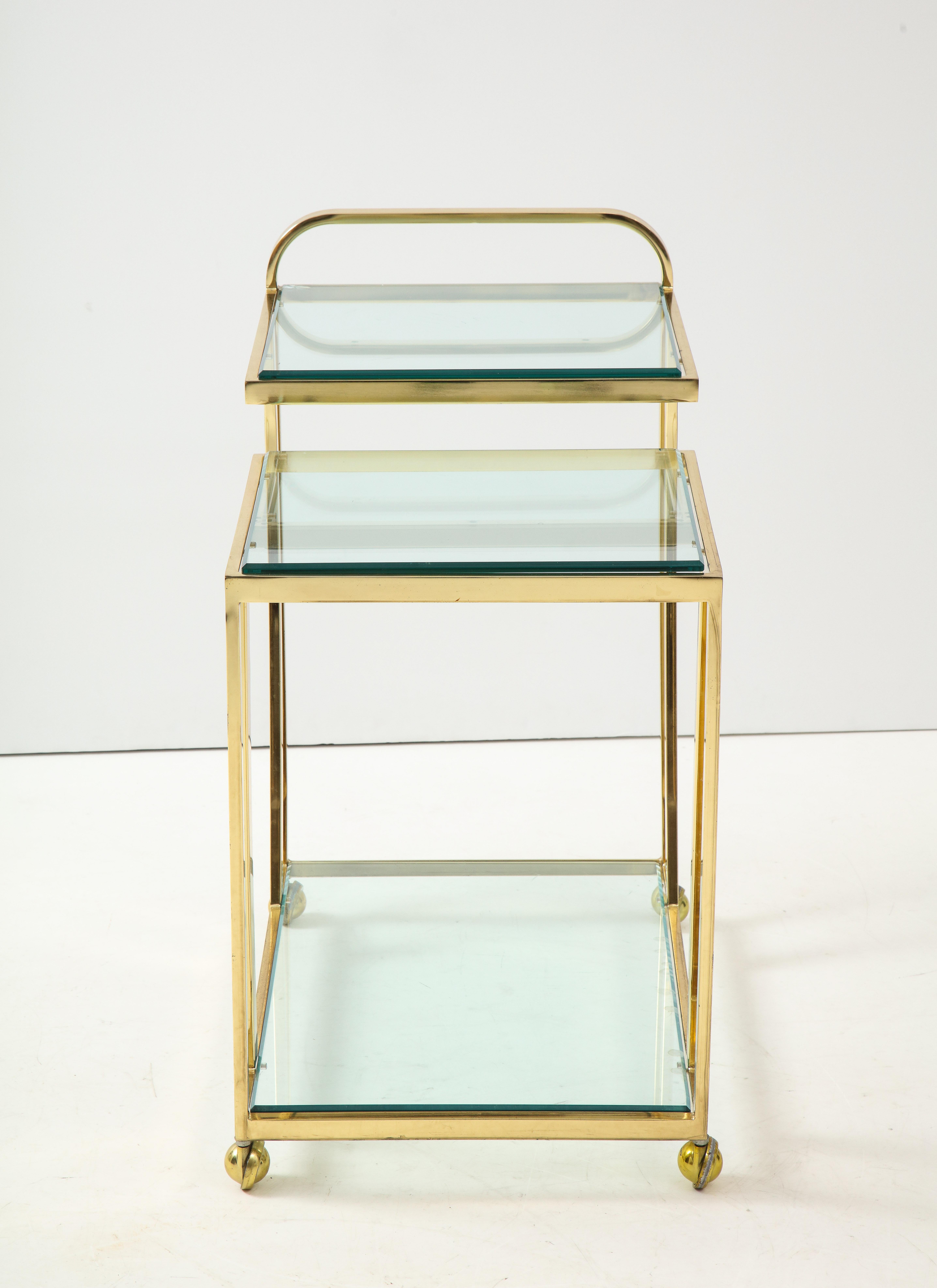 Design Institute of America Style Two Level Bar Cart For Sale 1