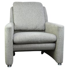 Design Leolux armchair model Fidamigo in thick gray fabric