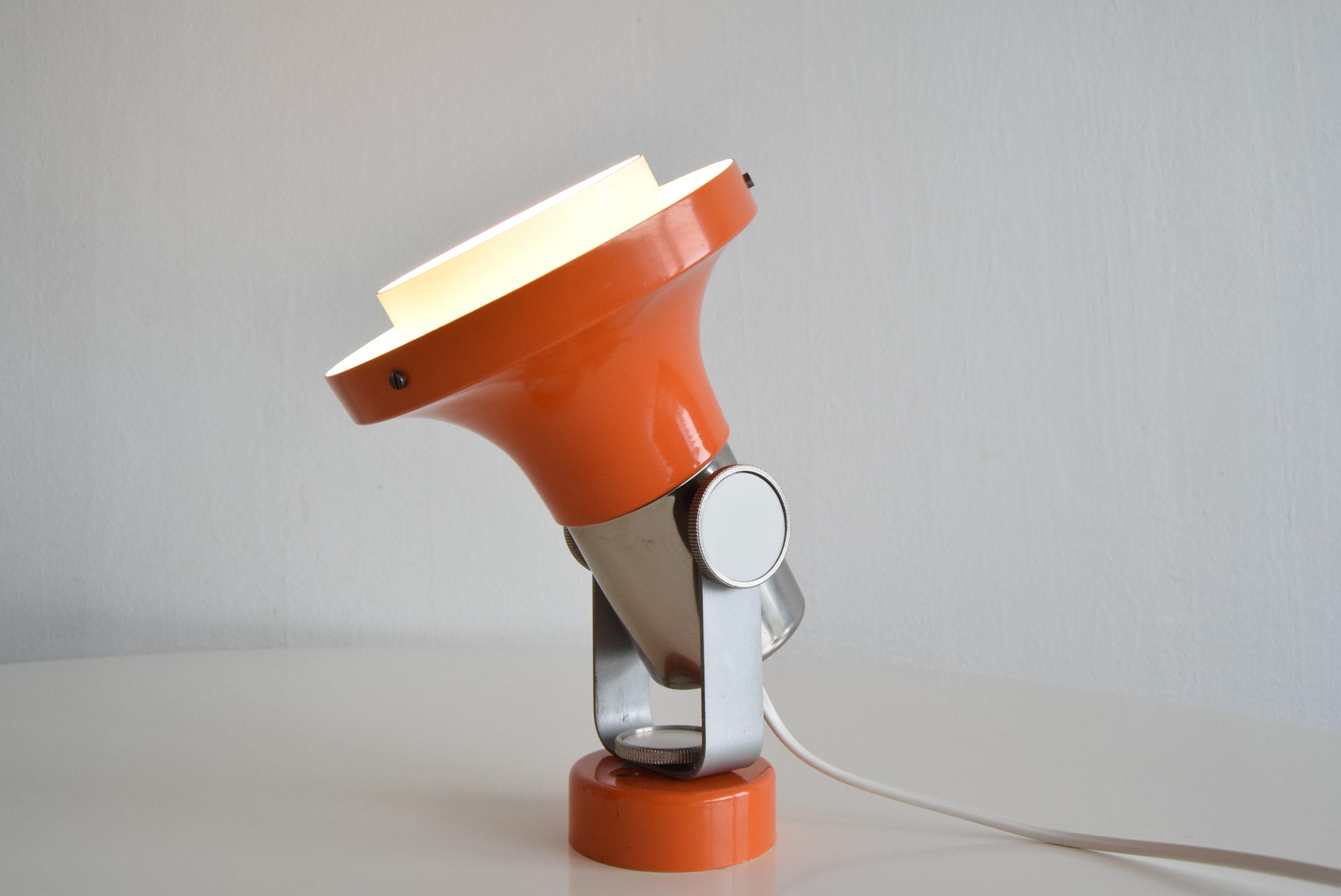 Design Mid-century Adjustable Wall Lamp by Pavel Grus, 1970's.  For Sale 3