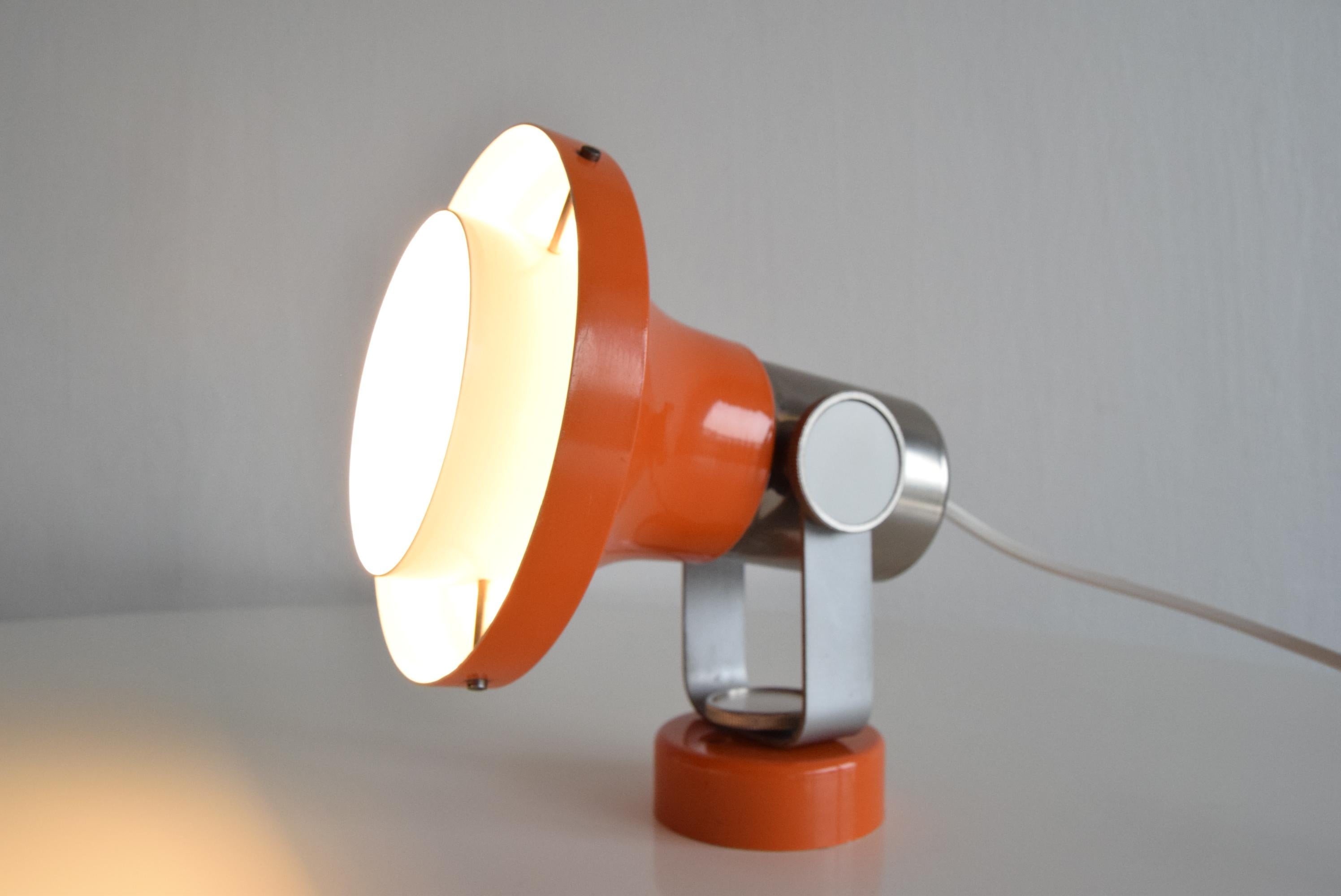Design Mid-century Adjustable Wall Lamp by Pavel Grus, 1970's.  For Sale 2