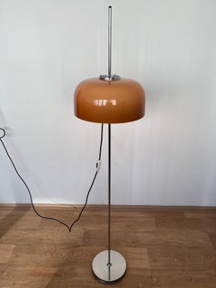 Design mid century Harvey Guzzini Meblo Floor Lamp , Italy 1970s