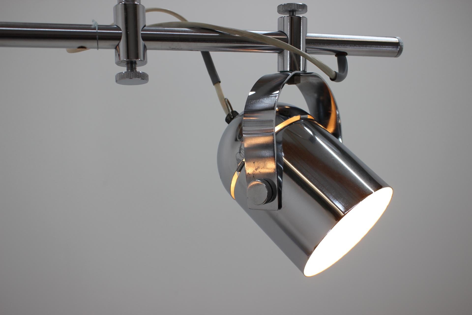 Design Midcentury Industrial Ceiling Light / Pendant by Stanislav Indra, 1980s In Good Condition For Sale In Praha, CZ