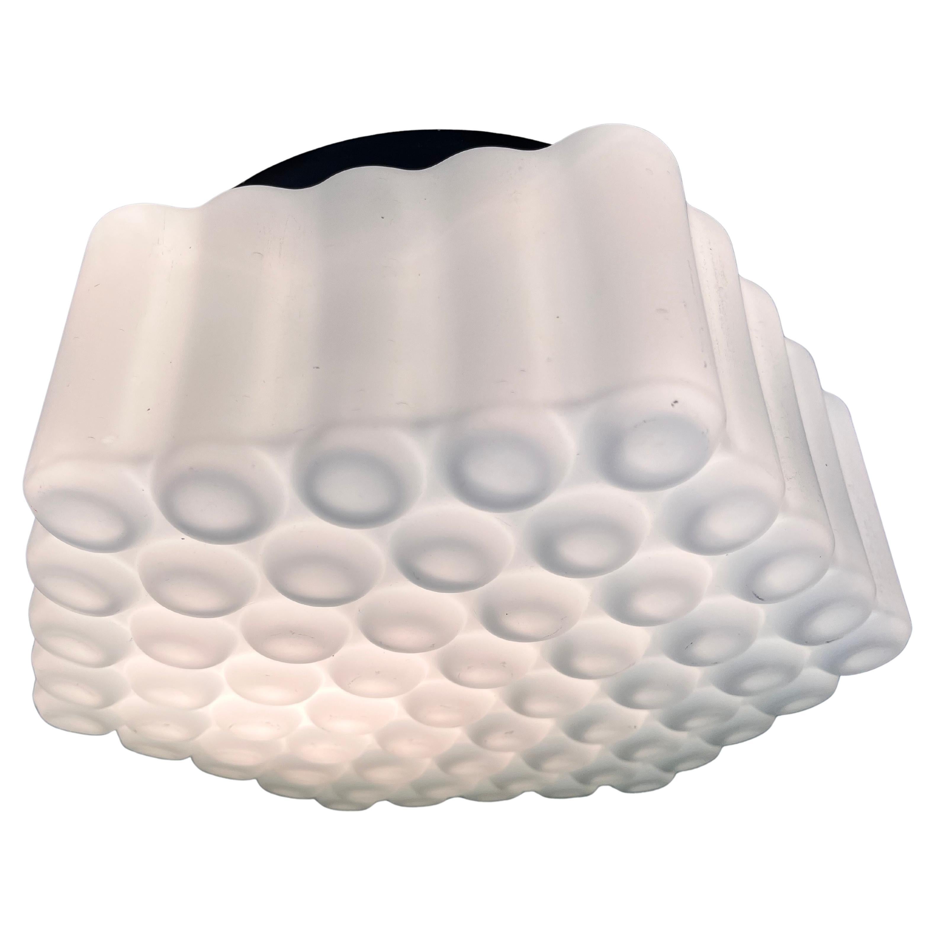 DESIGN Midcentury Wall or Ceiling Lamp, Flushmount, 1970s - 5 pieces available For Sale