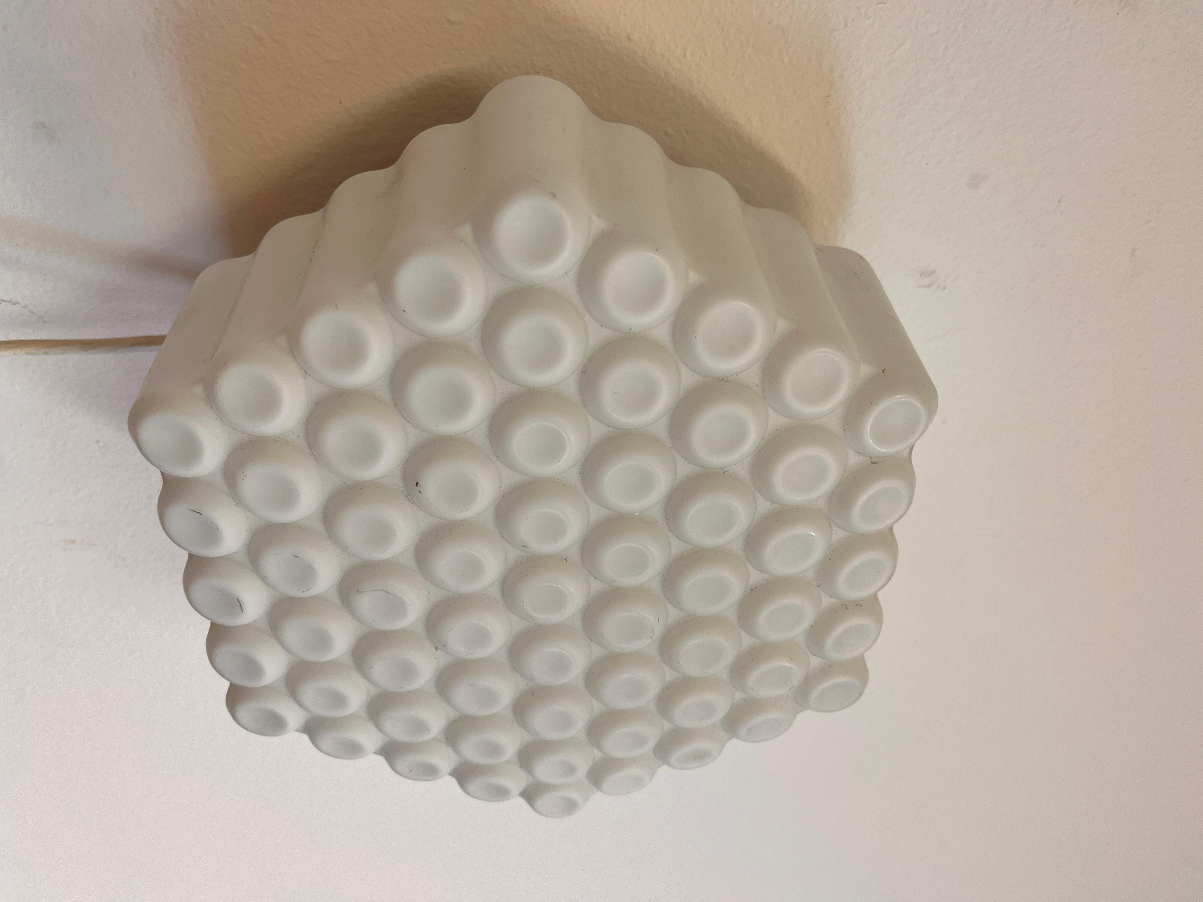 DESIGN Midcentury Wall or Ceiling Lamp, Flushmount, 1970s In Good Condition For Sale In Praha, CZ
