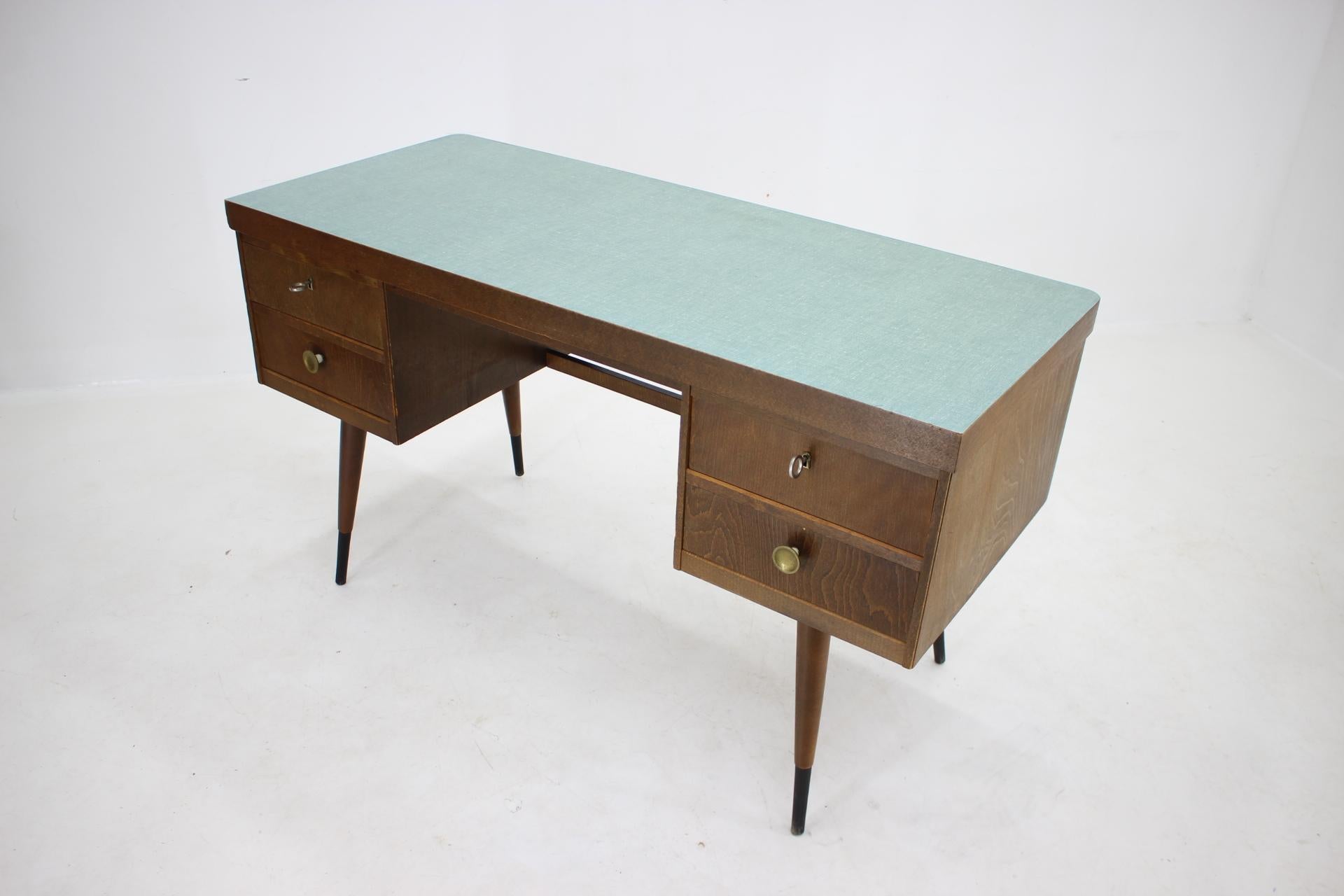 Czech Design Midcentury Writing Table / Desk, Germany, 1960s For Sale