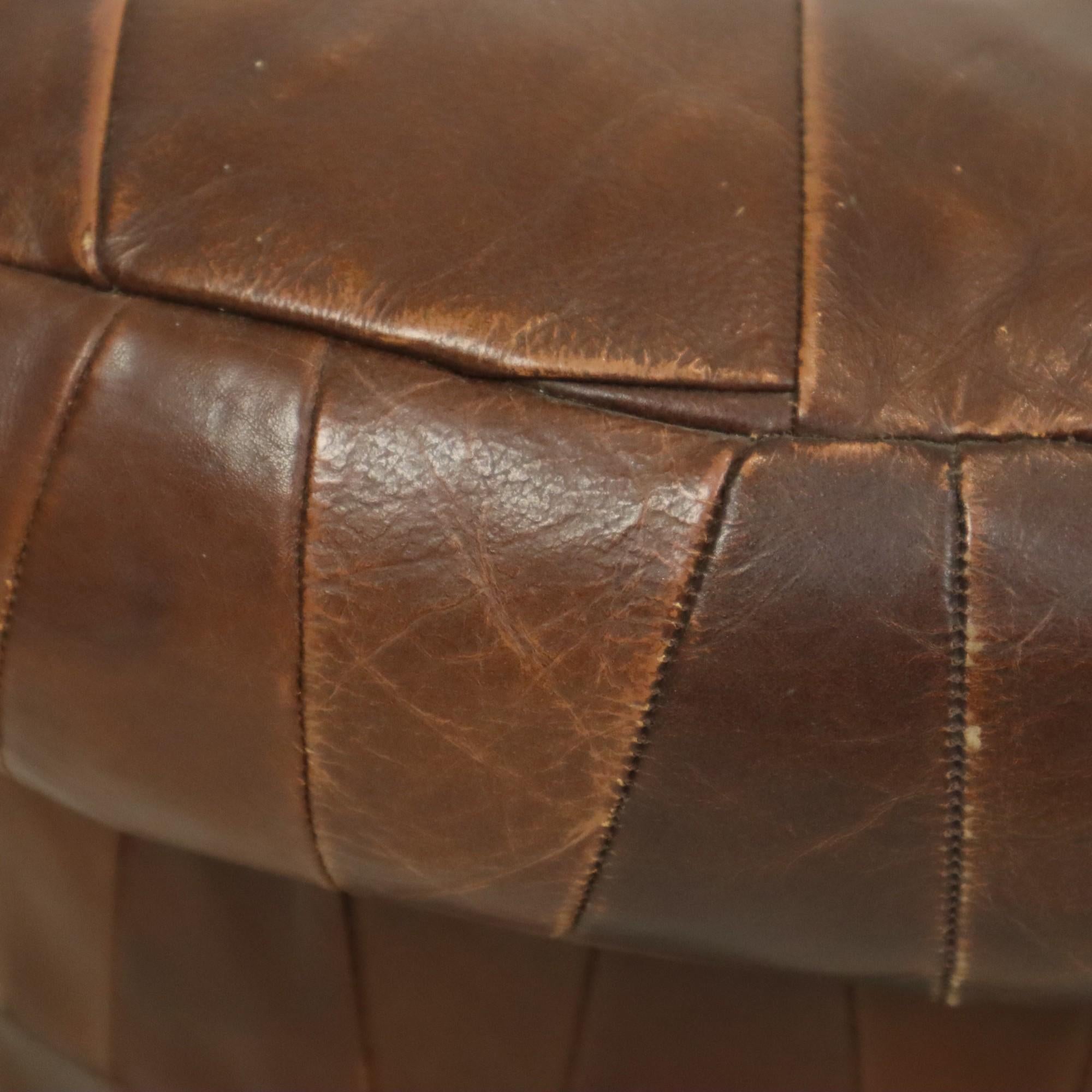 Design Mushroom Ottoman Storage Space De Sede Brown Leather 57cm en vente 3