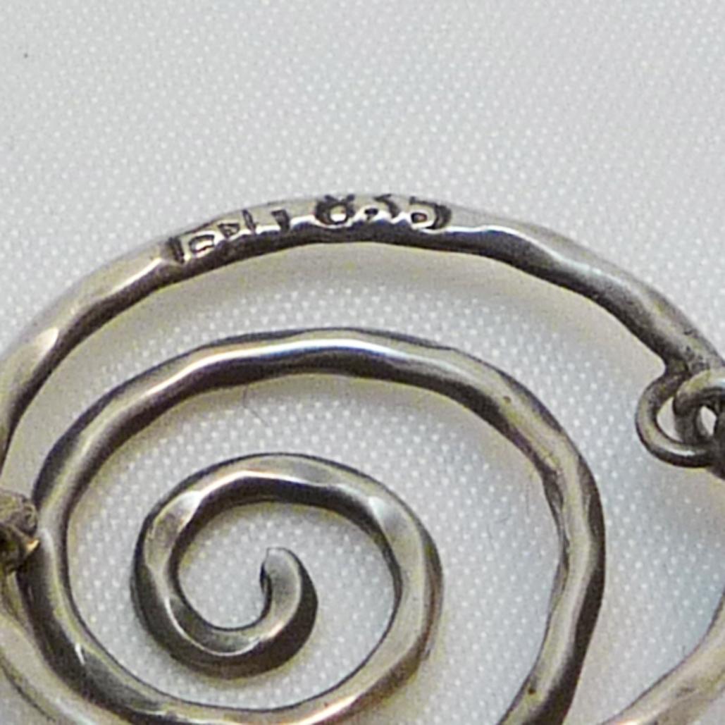 Design Necklace and Bracelet Silver Scandinavia For Sale 1