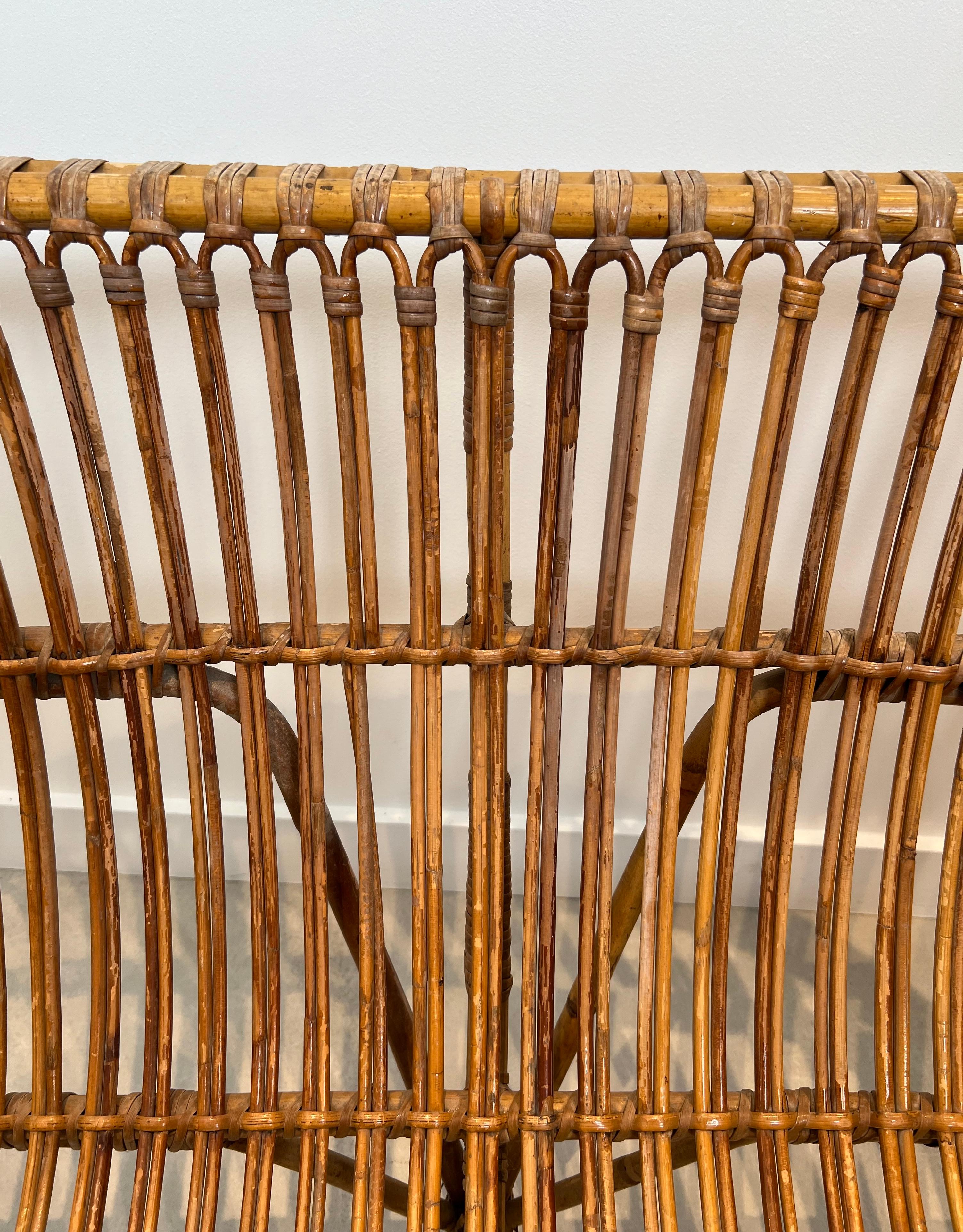 Divano in rattan di design in vendita 2