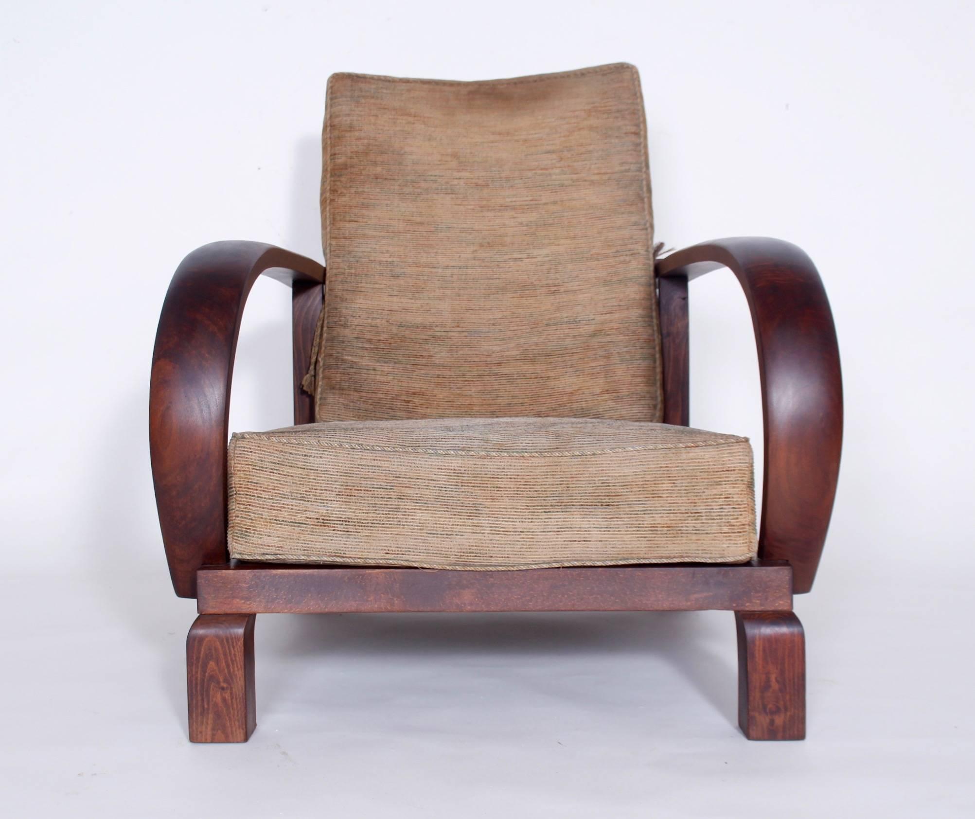 Oak Design Reclining Armchair