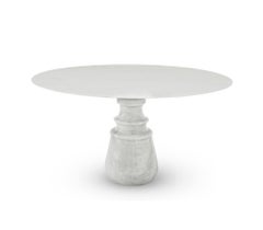 Design Round Table "Chess" in Marble