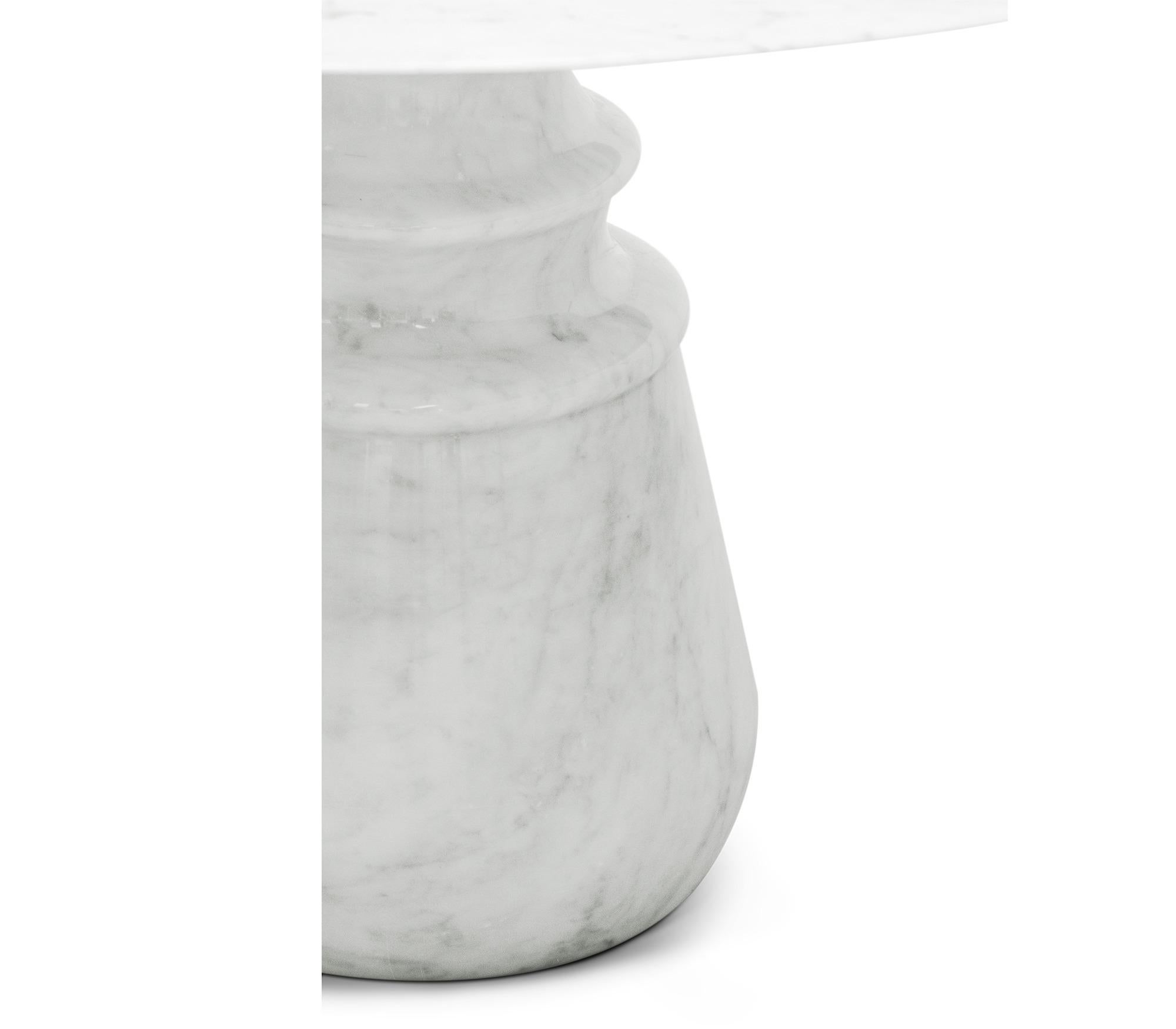 Runder Tisch „Chess“ aus Marmor mit Design im Zustand „Neu“ im Angebot in Saint-Ouen, FR