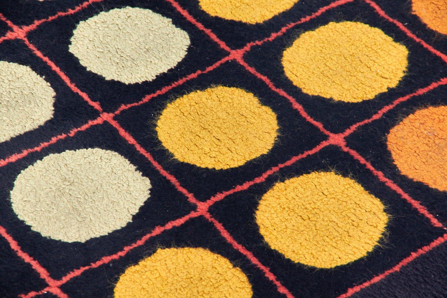 Design rug carpet optical by Verner Panton '70 In Good Condition In Torino, IT