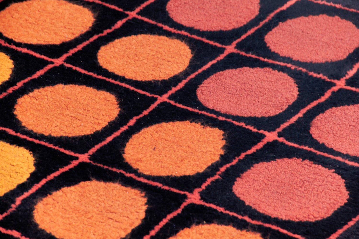 Design rug carpet optical by Verner Panton '70 2