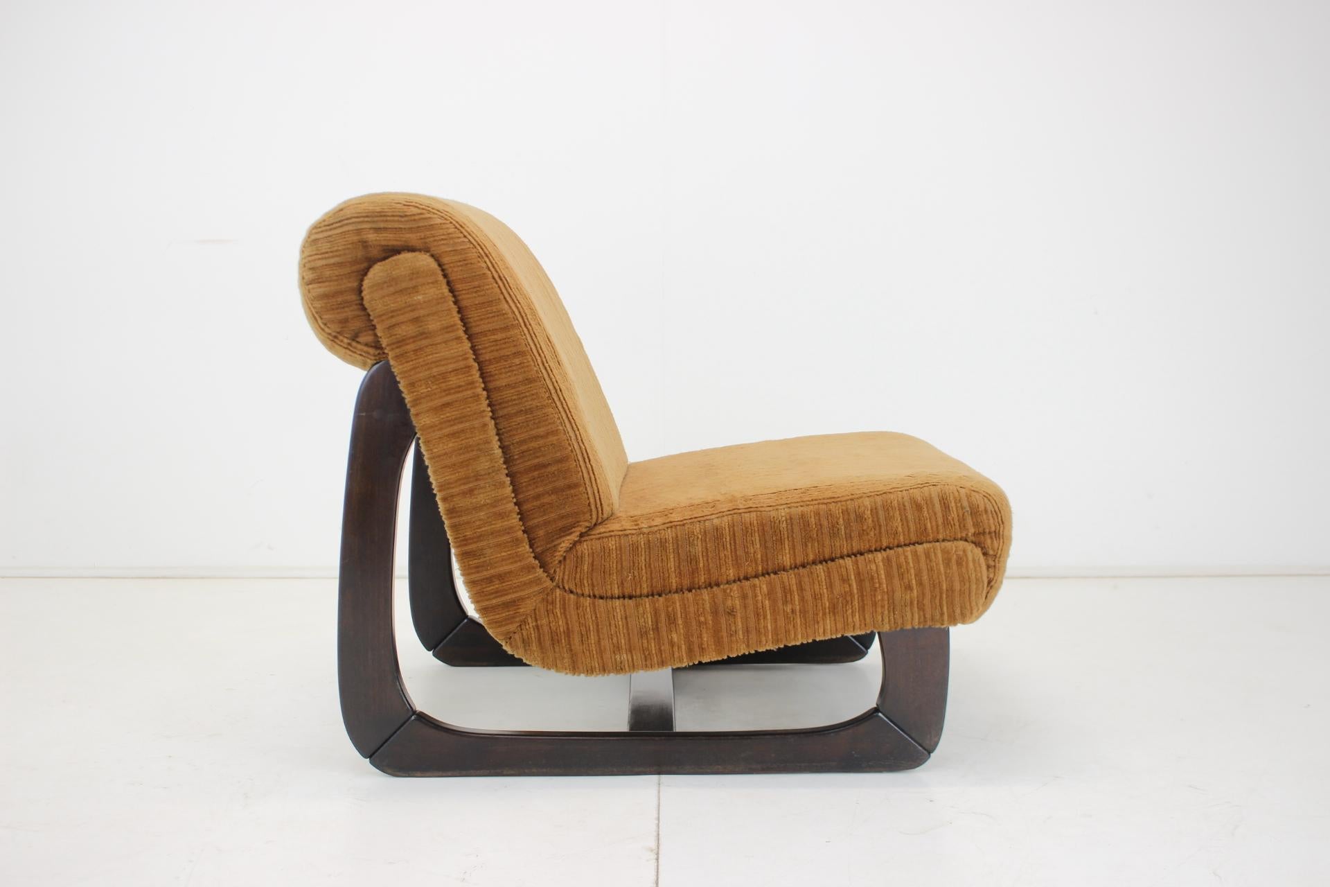 Design Scandinavian Armchair, 1960s In Good Condition In Praha, CZ