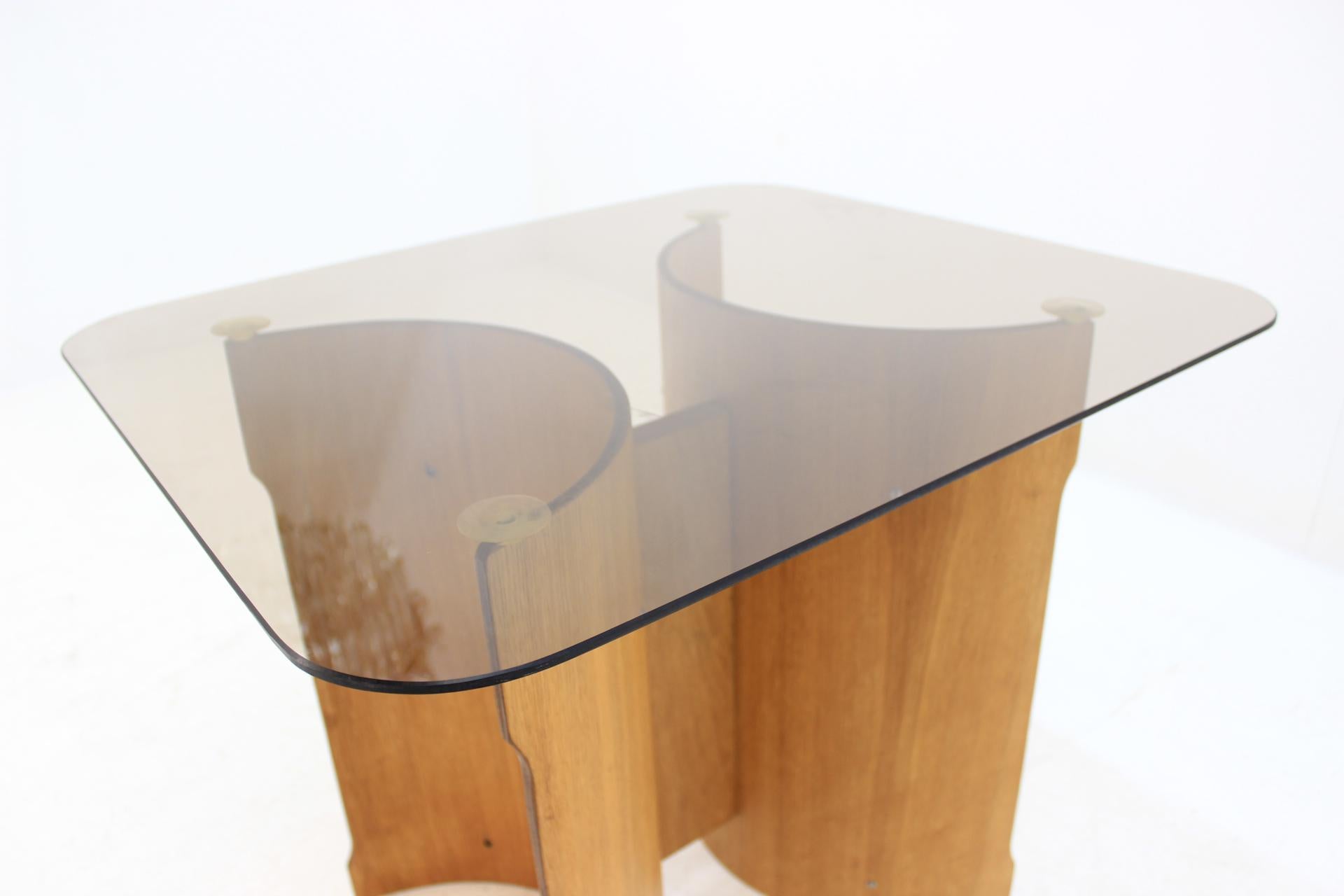 Late 20th Century Design Scandinavian Bentwood Veneer Table, 1970s